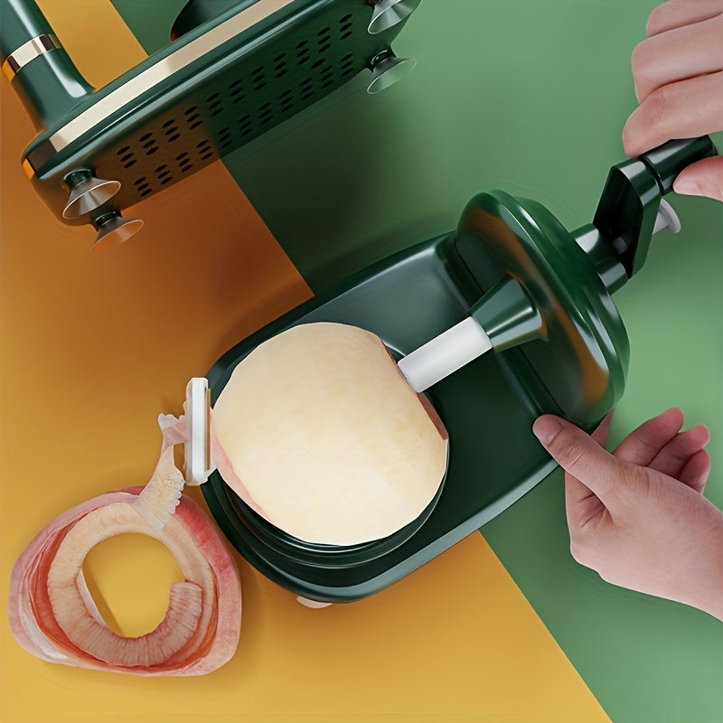 🍎Hand-cranked automatic rotating peeler