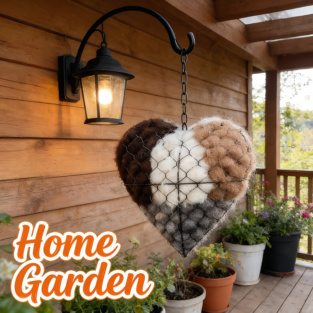 🐦Handmade heart-shaped fiber bird's nest