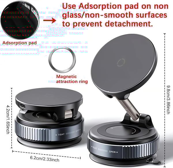 🔥Hot Selling ⚡ Over 130,000 units sold! 💥Retractable Car Phone Holder - 360° Magnetic Holder