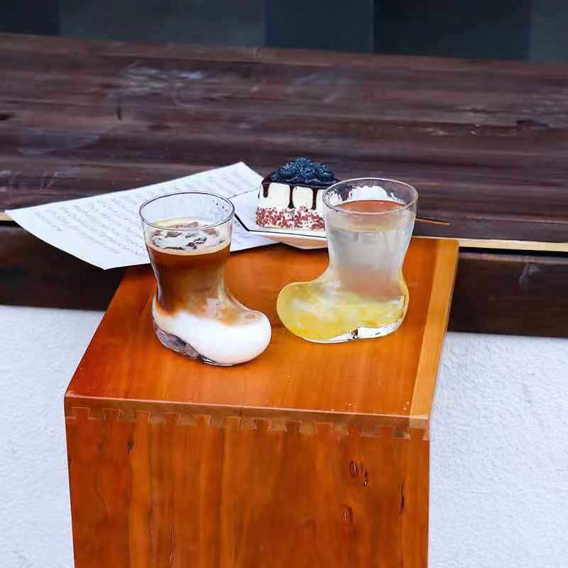 crystal shoe cold drink cup