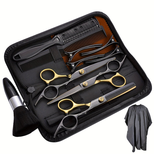 【🔥8000 units sold】13-piece hair cutting scissors kit（Last day of promotion）