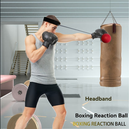 Headband boxing reflex training ball