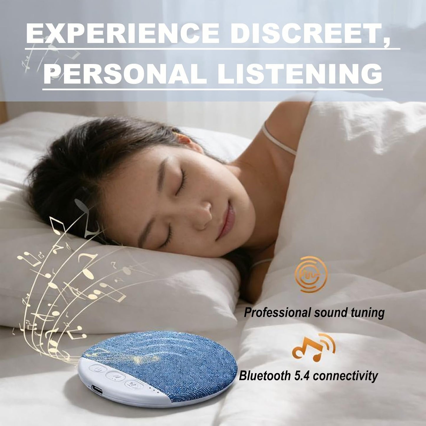 🎧Under-pillow Bluetooth speaker for sleep assistance