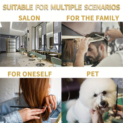 【🔥8000 units sold】10-piece hair cutting scissors kit（Last day of promotion）