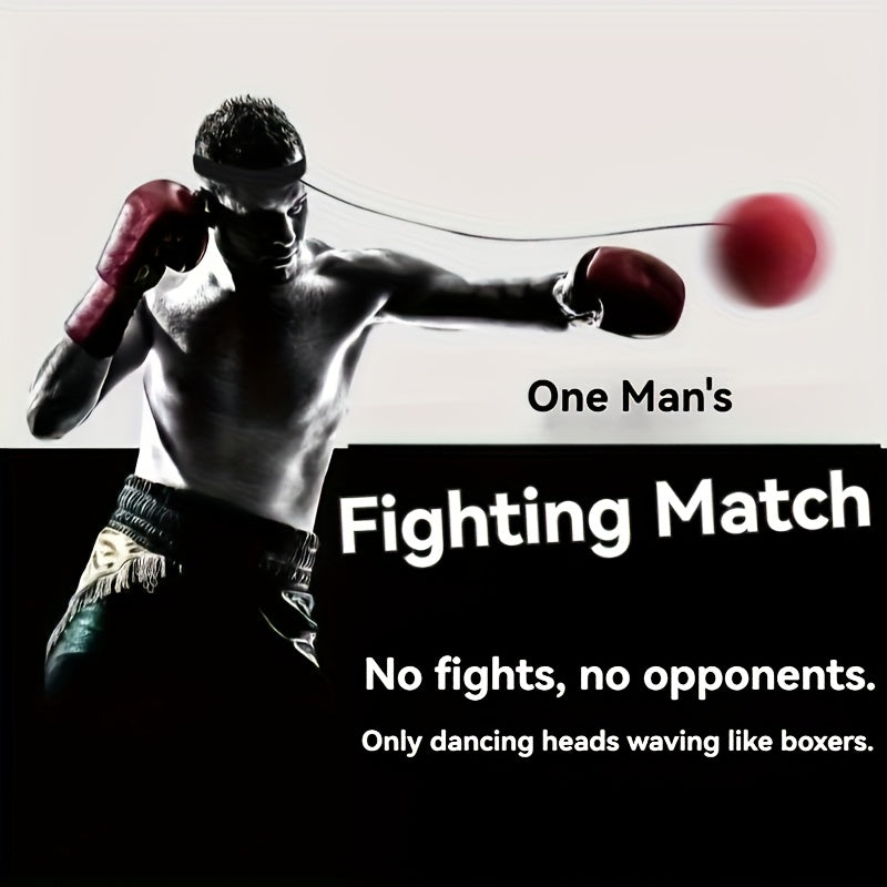 Headband boxing reflex training ball