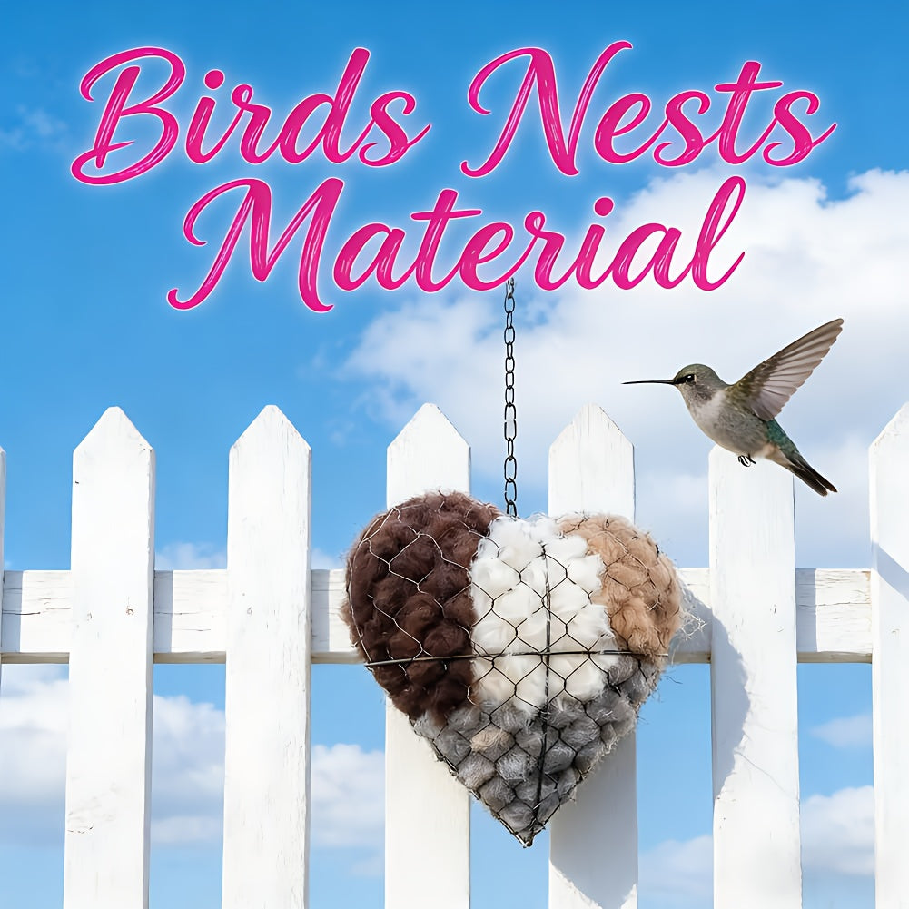 🐦Handmade heart-shaped fiber bird's nest