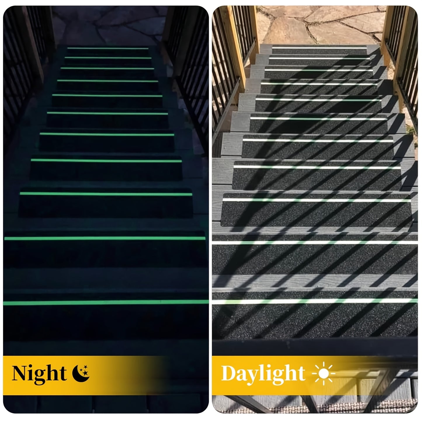 🦶Luminous anti-slip strips