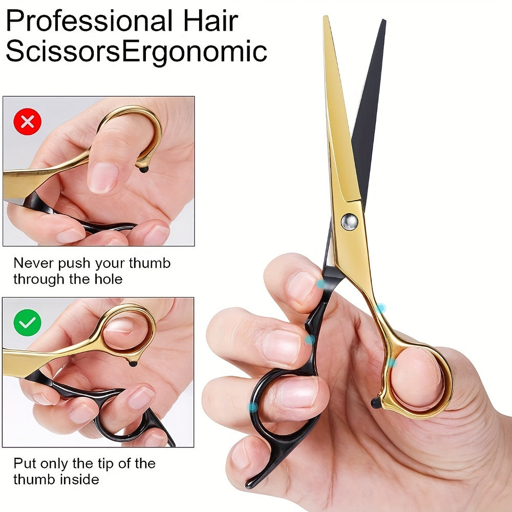 【🔥8000 units sold】10-piece hair cutting scissors kit（Last day of promotion）
