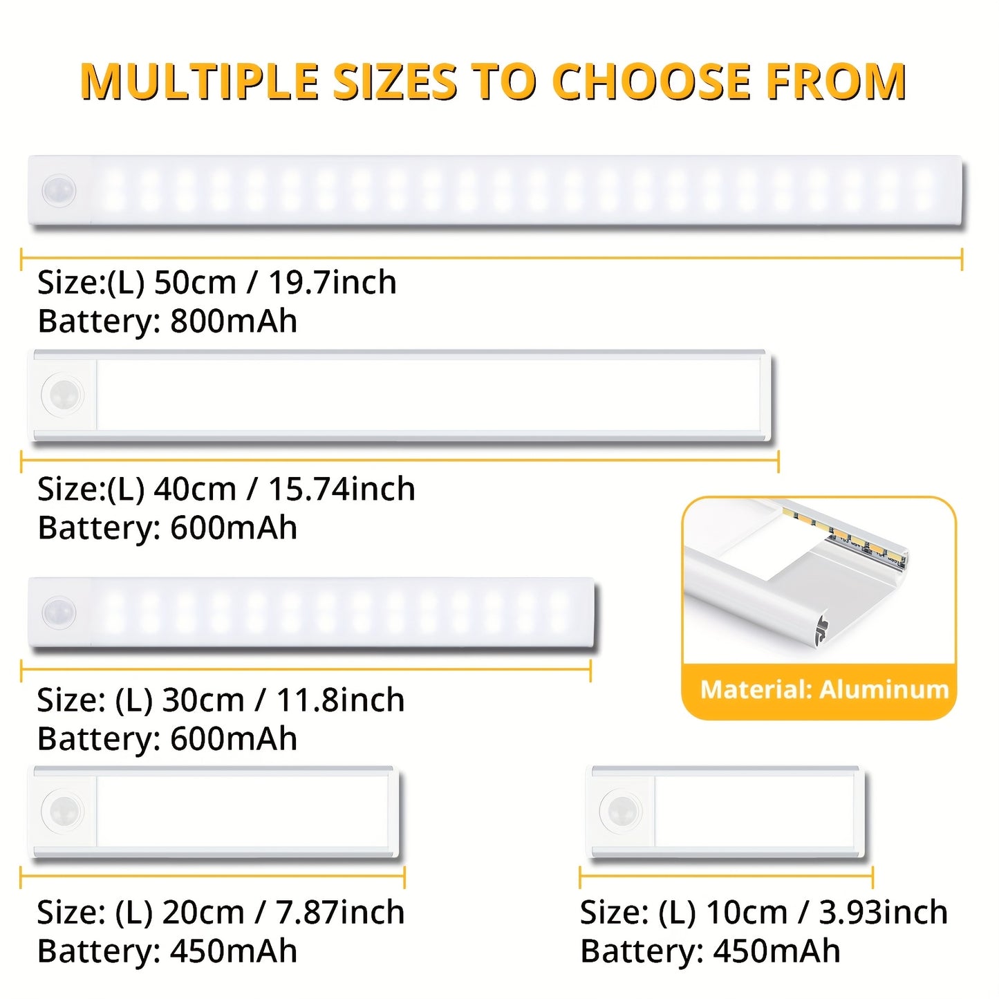 【🔥13500 units sold】Human body magnetic suction LED sensor light