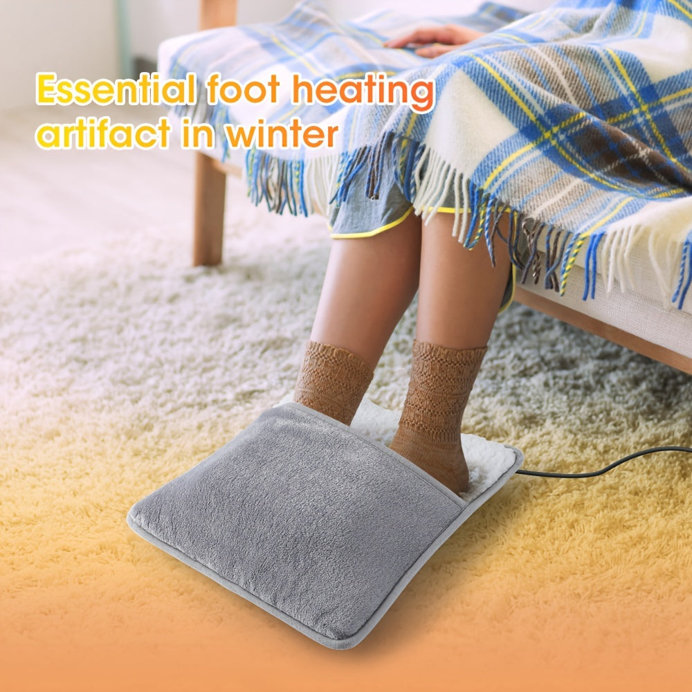 USB-powered electric foot warmer mat