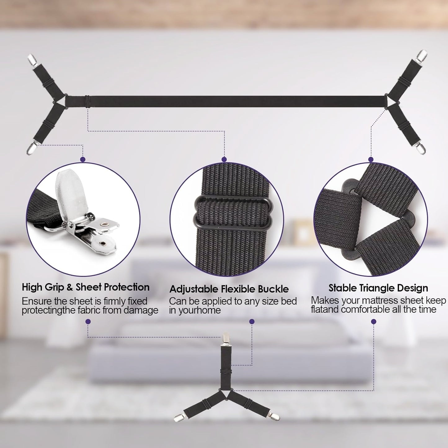 🔥【Hot Selling 20,000 Pieces】Adjustable Sheet Clip