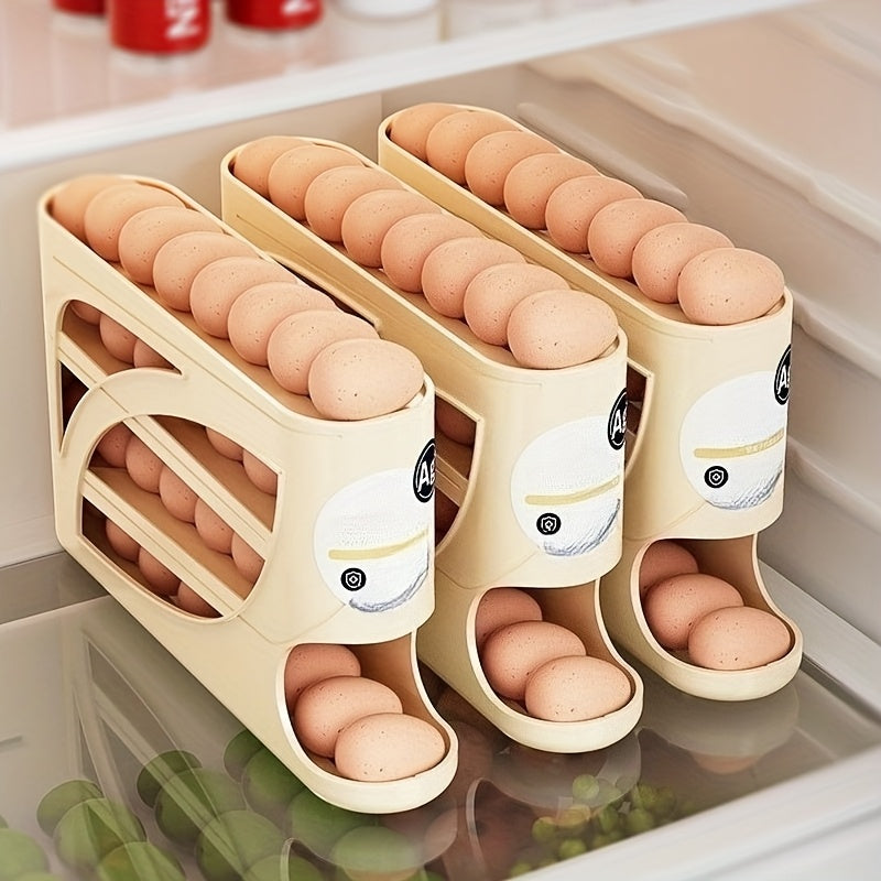 🥚Rolling egg storage box [holds 30 eggs]