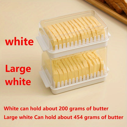 Airtight butter and cheese storage container with lid