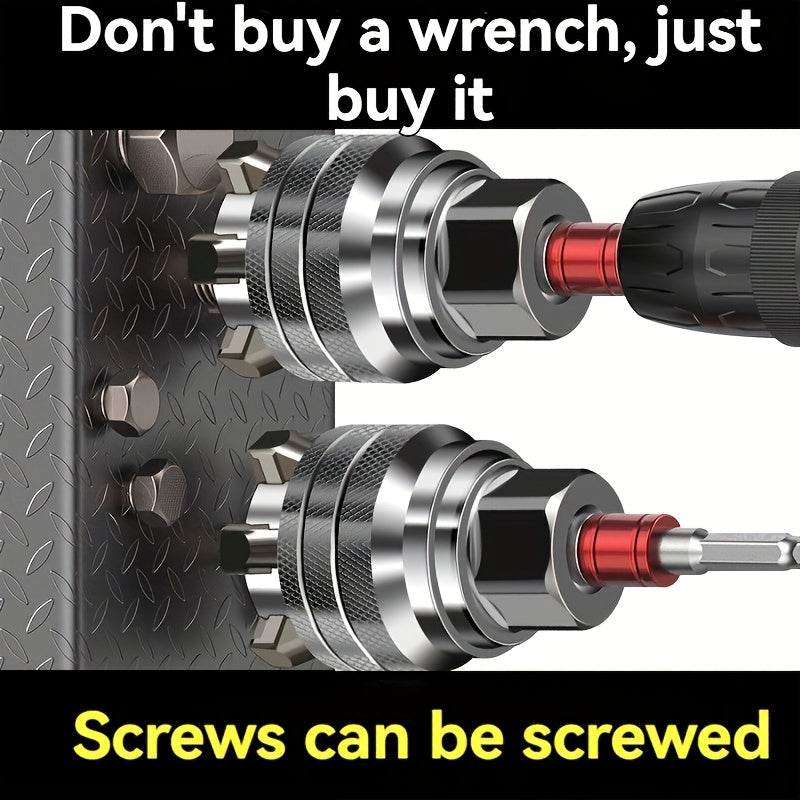 Adjustable socket wrench