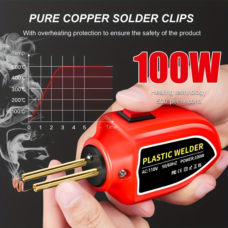 Portable Rechargeable Cordless Plastic Welding Machine Set