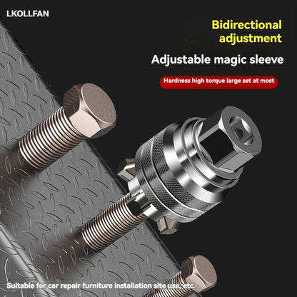 Adjustable socket wrench