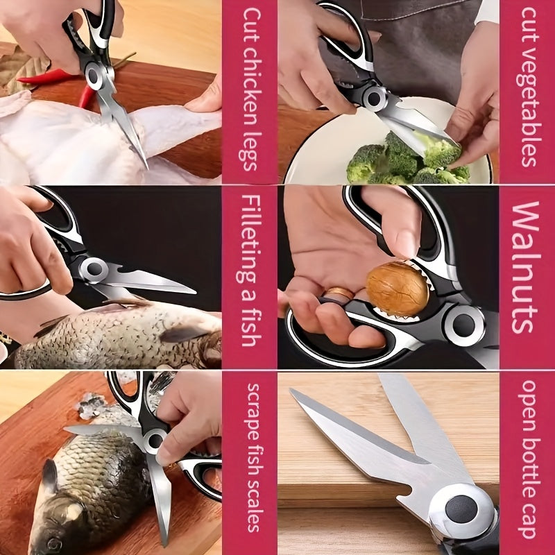 ✂️Multifunctional stainless steel kitchen scissors