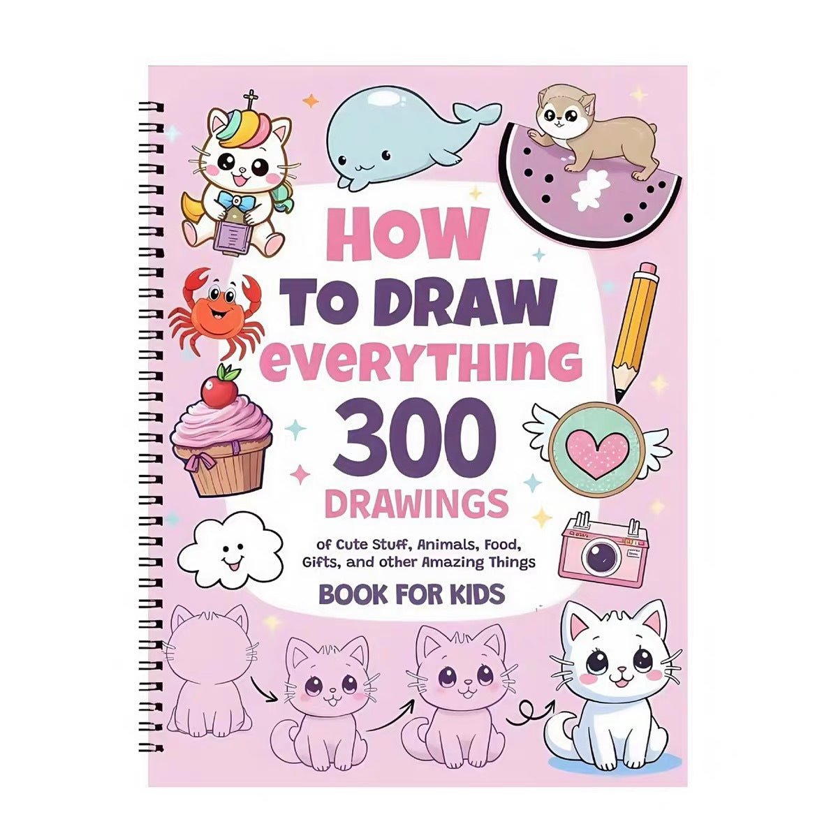 📘300-Step Drawing Book