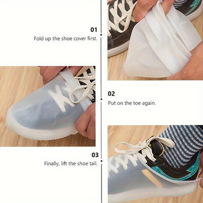 👟Durable silicone rain boot covers