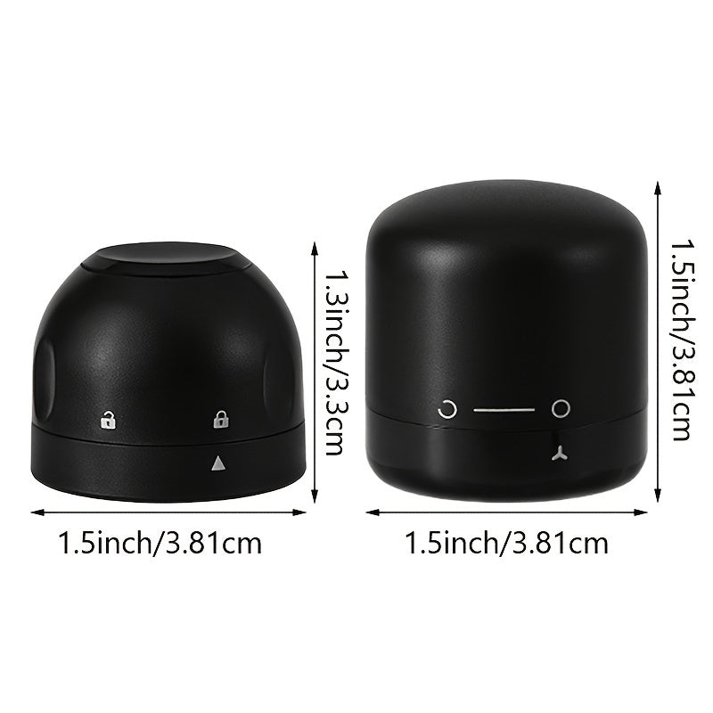 Wine bottle stopper (screw-on type)