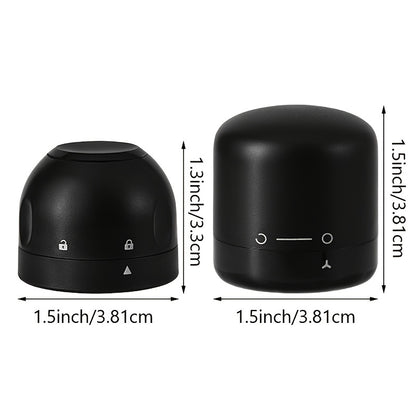 Wine bottle stopper (screw-on type)