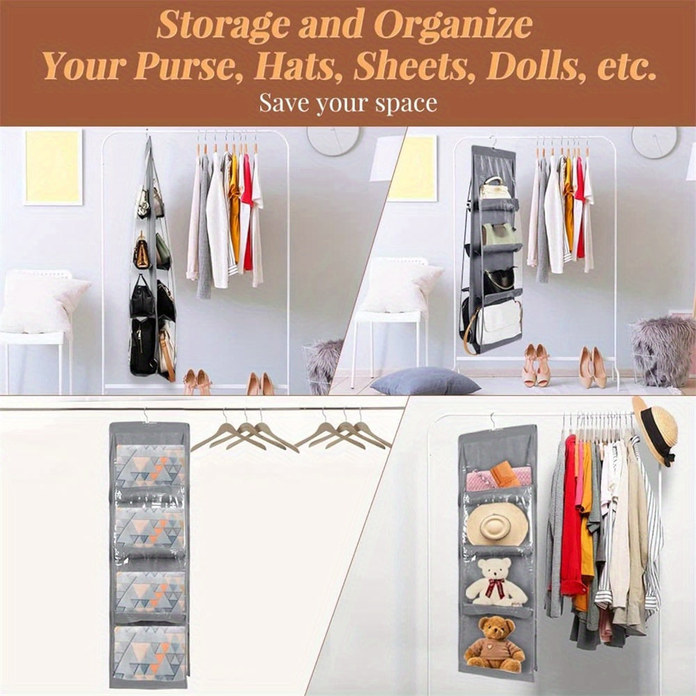 🔥Hanging Handbag Dust-Proof Organizer with 6/8 Large Pockets
