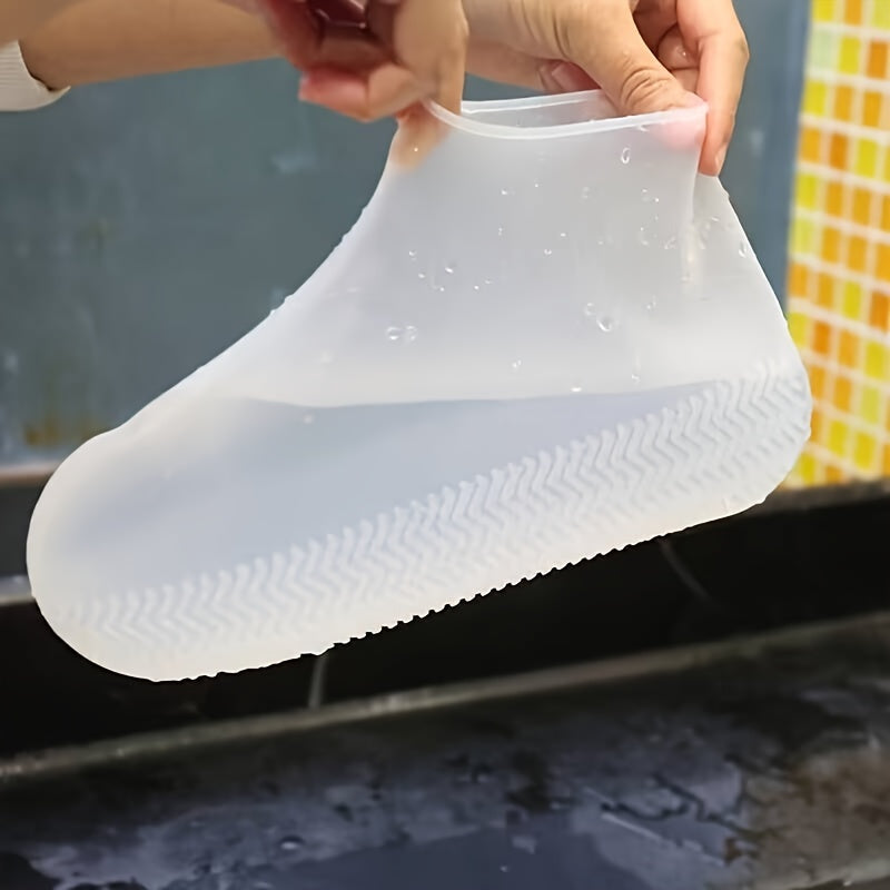 👟Durable silicone rain boot covers