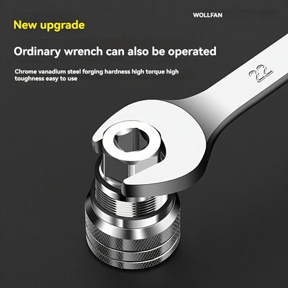 Adjustable socket wrench