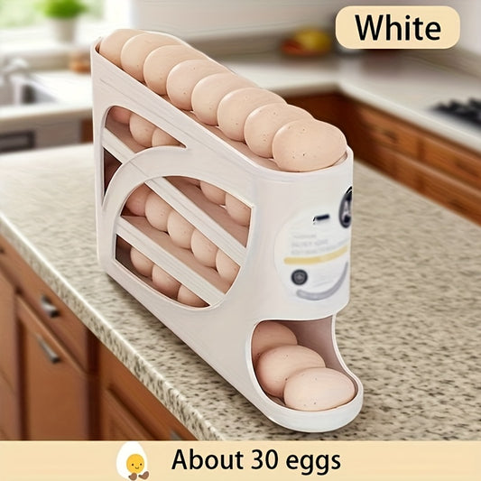 🥚Rolling egg storage box [holds 30 eggs]