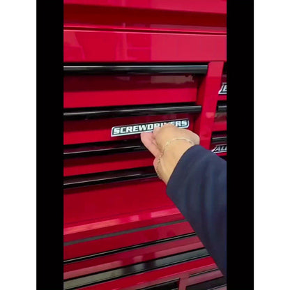 🔩12 magnetic toolbox labels