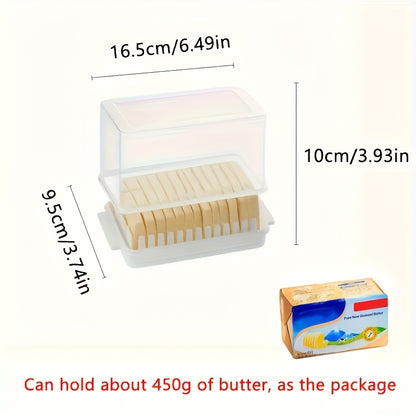 Airtight butter and cheese storage container with lid