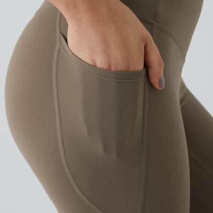 High-waisted tummy control and shaping training leggings