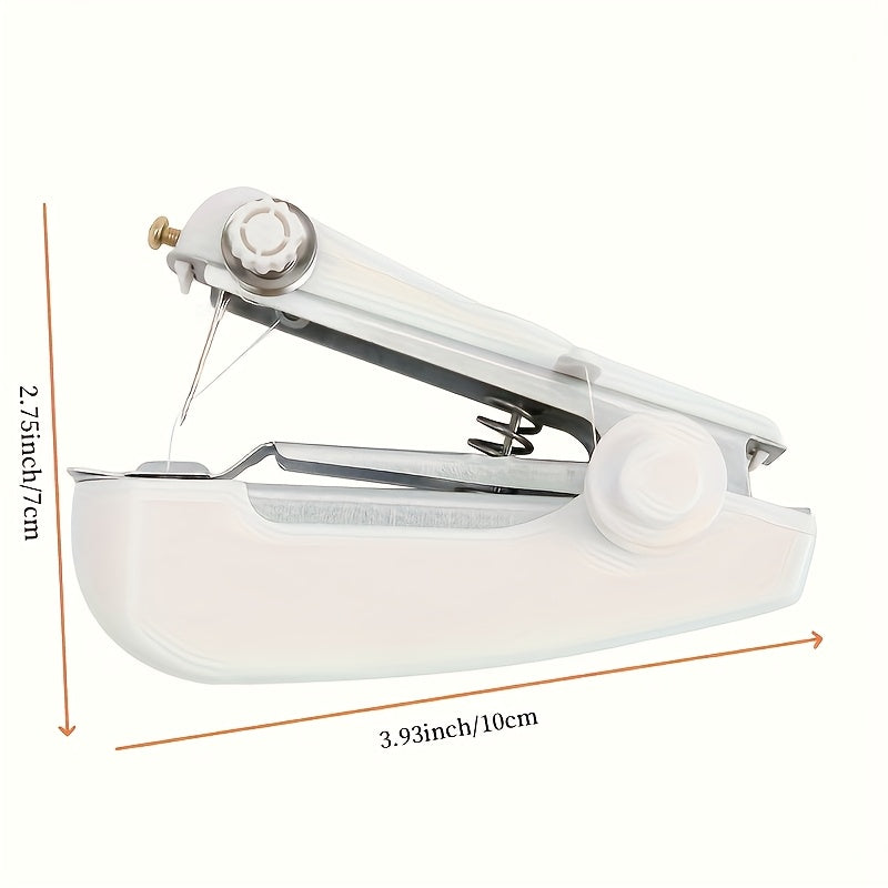 Portable handheld sewing machine