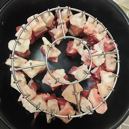 🔥304 stainless steel vertical grill with 24 skewers