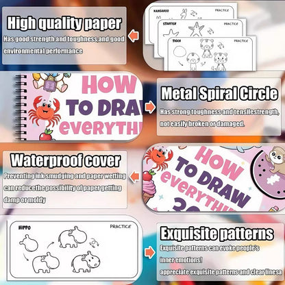 📘300-Step Drawing Book