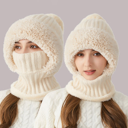 ❄️Winter Balaklava Hat, Scarf, and Face Mask 3-in-1 Set