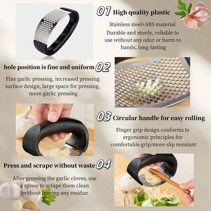 ✂️Garlic Press Rocker+5 Blade Kitchen Salad Scissors