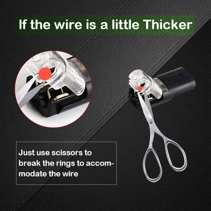 Limited Offer -🔌2-Pin Solderless Wire Connector – Compact Plug for LED Strips & 18–22 AWG Cables