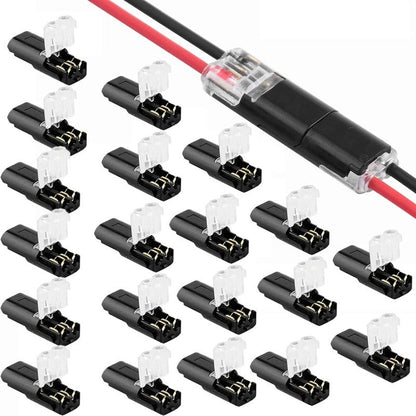Limited Offer -🔌2-Pin Solderless Wire Connector – Compact Plug for LED Strips & 18–22 AWG Cables