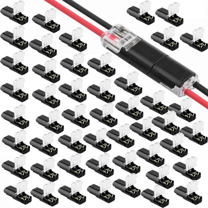 Limited Offer -🔌2-Pin Solderless Wire Connector – Compact Plug for LED Strips & 18–22 AWG Cables