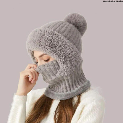 ❄️Winter Balaklava Hat, Scarf, and Face Mask 3-in-1 Set