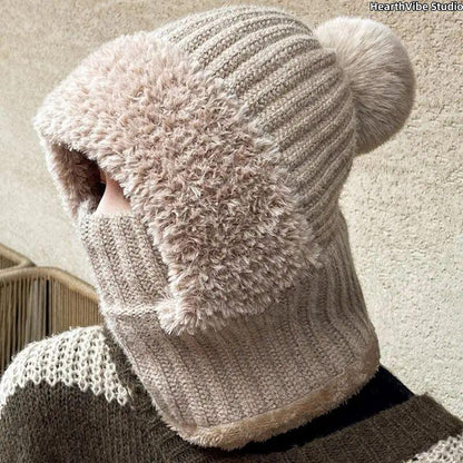 ❄️Winter Balaklava Hat, Scarf, and Face Mask 3-in-1 Set