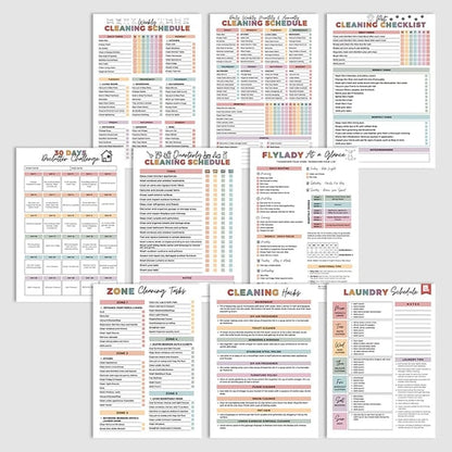 📓ADHD Cleaning & Organizing Toolkit - Chore Planner✔