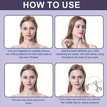 🔥Face Neck Lifting Tape (Long-Lasting)