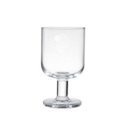 short stem cold drink glass