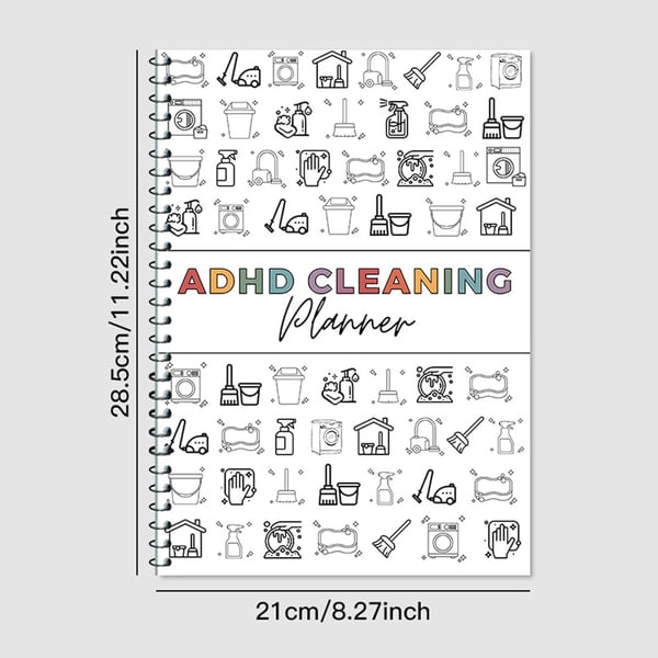 📓ADHD Cleaning & Organizing Toolkit - Chore Planner✔