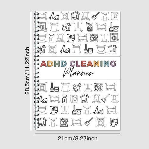 📓ADHD Cleaning & Organizing Toolkit - Chore Planner✔