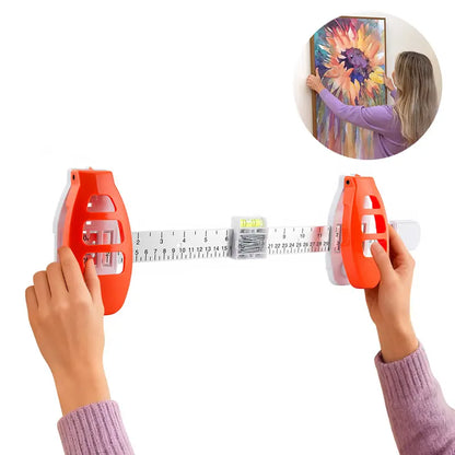 📏Install picture frame and hang balance ruler