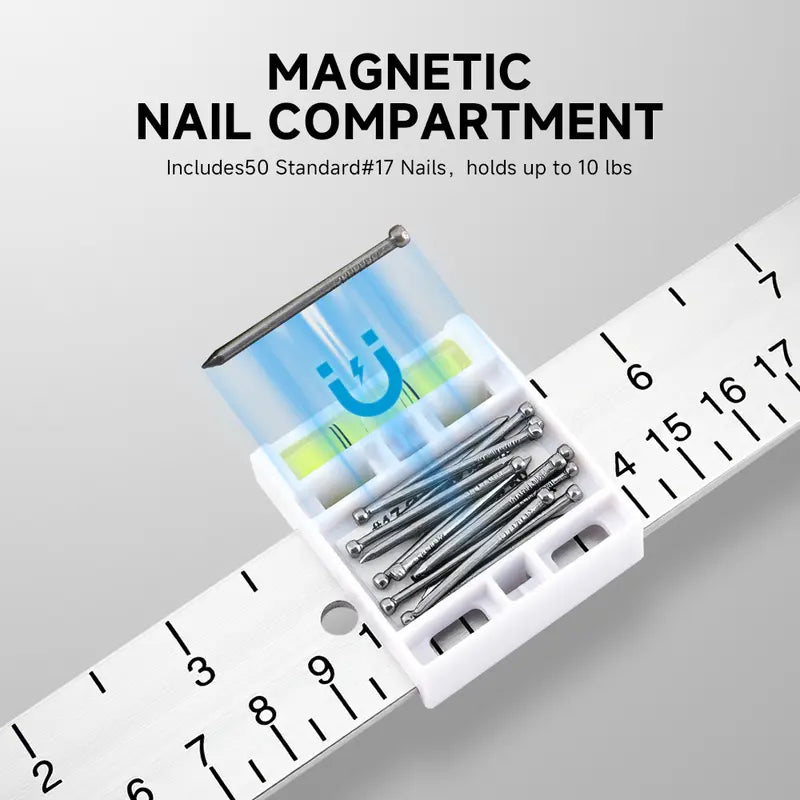 📏Install picture frame and hang balance ruler