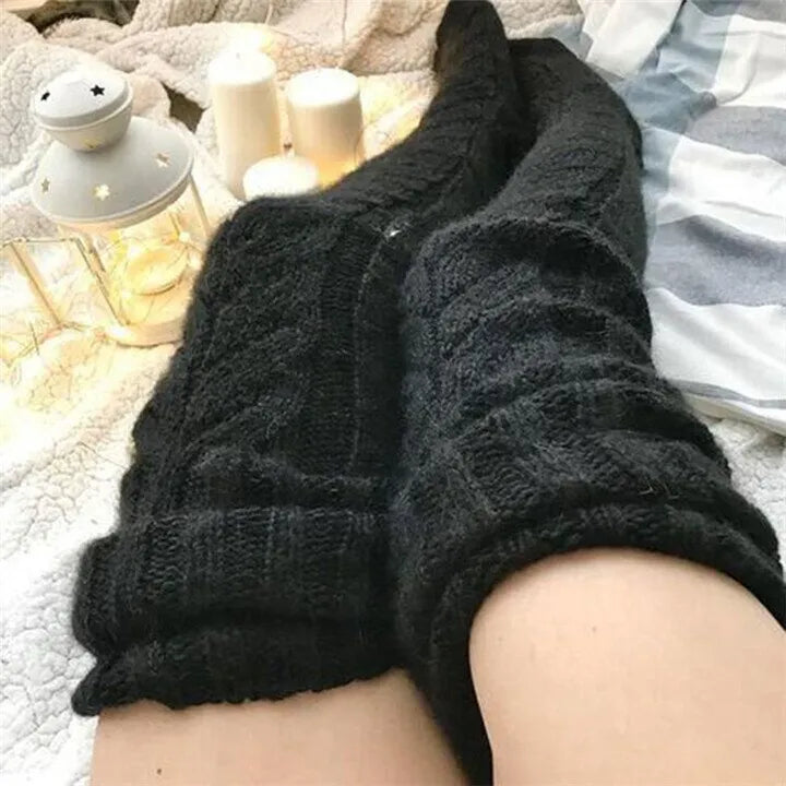 ⏰LAST DAY 50% OFF - ✨2025 Warm Over Knee Extra Long Knitted Socks